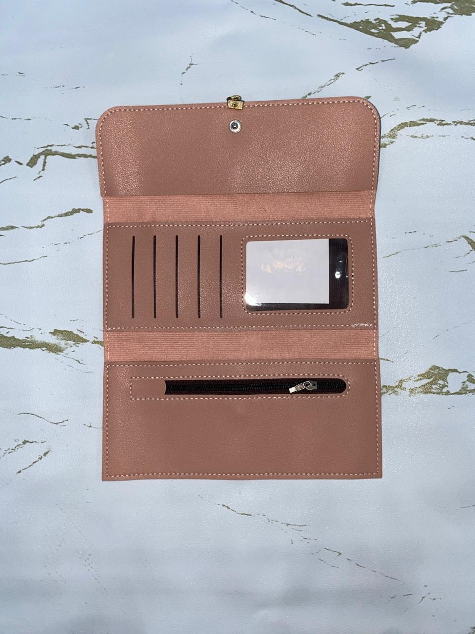 Long Wallet For Women Pink