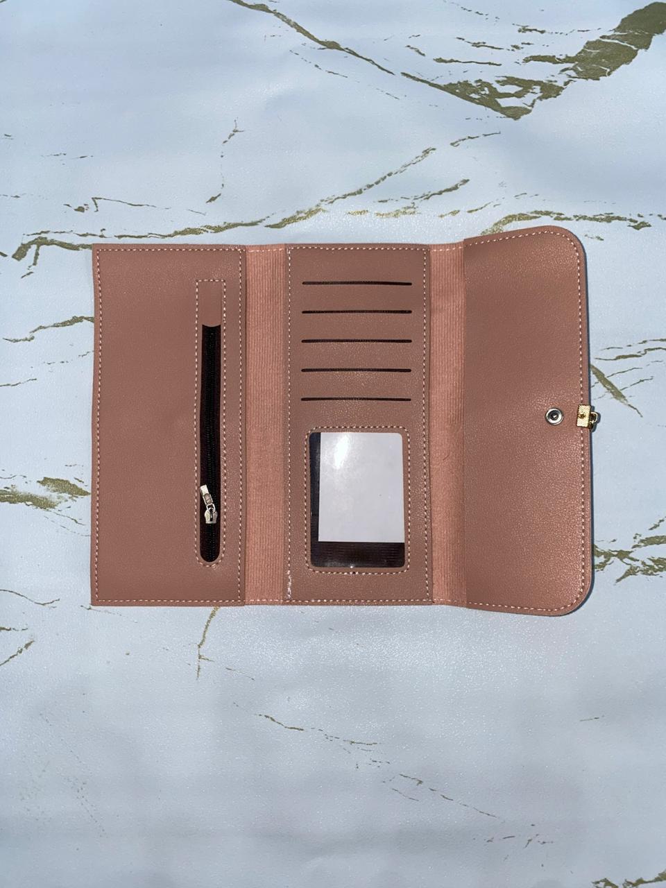 Long Wallet For Women Pink