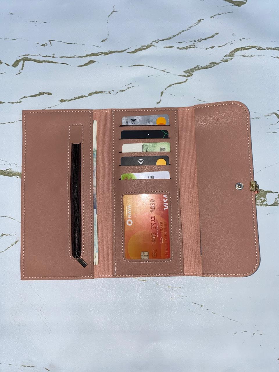 Long Wallet For Women Pink
